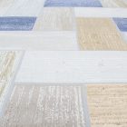 Dywan nowoczesny szary niebieski brązowy SAMI 140x200 dywan do salonu lub sypialni