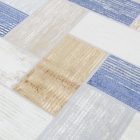 Dywan nowoczesny szary niebieski brązowy SAMI 80x150 dywan do salonu lub sypialni