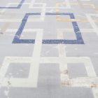 Dywan nowoczesny szary brązowy niebieski AMIR 140v200 dywan do salonu lub sypialni