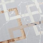 Dywan nowoczesny szary brązowy niebieski AMIR 140v200 dywan do salonu lub sypialni