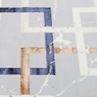 Dywan nowoczesny szary brązowy niebieski AMIR 160x230 dywan do salonu lub sypialni