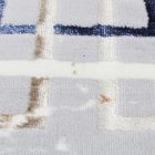 Dywan nowoczesny szary brązowy niebieski AMIR 80x150 dywan do salonu lub sypialni