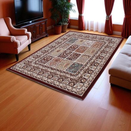 Dywan klasyczny bordowy 150x230 Dywan do salonu z orientalnym wzorem