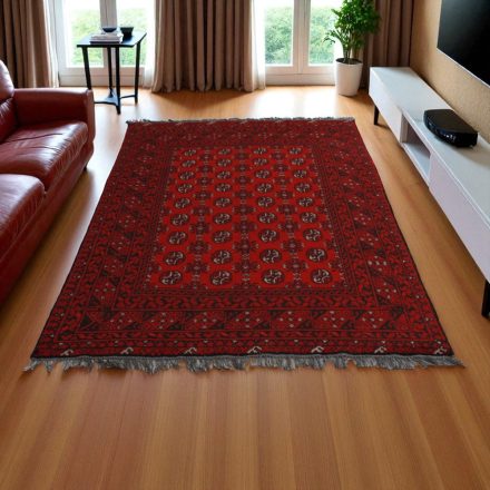 Dywan afgański z wełny Aqchai 152x236 ręcznie wiązany orientalny dywan do salonu