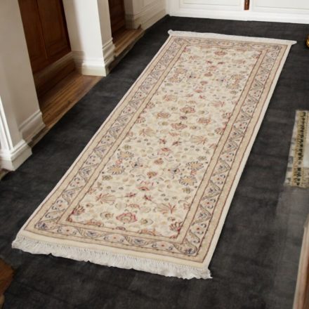 Chodnik perski Isfahan 64x184 ręcznie tkany irański dywan do przedpokoju