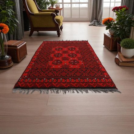 Dywan wełniany Aqcha 73x110 ręcznie wiązany orientalny dywan do salonu