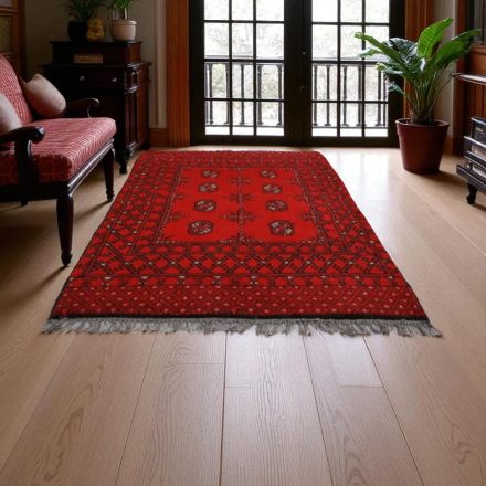 Dywan wełniany Aqcha 79x111 ręcznie wiązany orientalny dywan do salonu