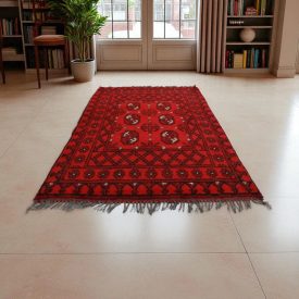 Dywan wełniany Aqcha 75x116 ręcznie wiązany orientalny dywan do salonu