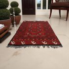 Dywan wełniany Aqcha 74x104 ręcznie wiązany orientalny dywan do salonu