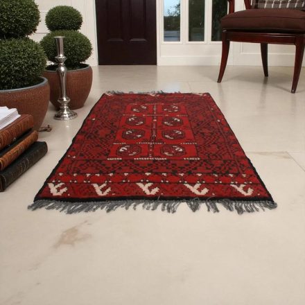 Dywan wełniany Aqcha 74x104 ręcznie wiązany orientalny dywan do salonu