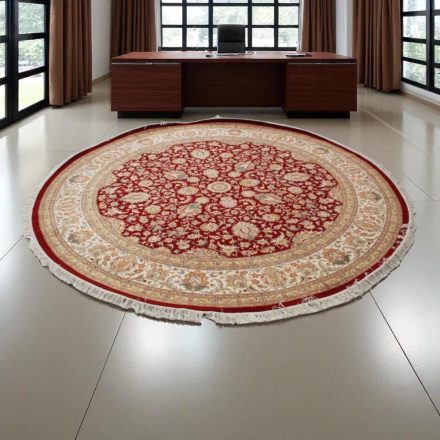 Dywan okrągły Isfahan 247x249 ręcznie tkany dywan perski