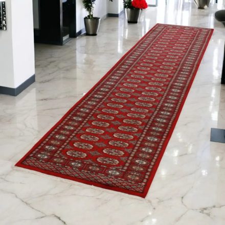 Dywan chodnik Bukhara 81x366 ręcznie wiązany pakistański dywan do przedpokoju