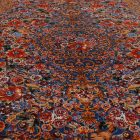 Dywan jedwabny Golara ciemnoniebieski 150x225 wysokiej jakości dywan z jedwabiu wiskozowego z Iranu