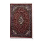 Dywan jedwabny Sialk ceglasty 100x150 perski dywan z jedwabiu wiskozowego