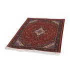 Dywan jedwabny Sialk ceglasty 100x150 perski dywan z jedwabiu wiskozowego
