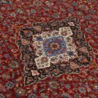 Dywan jedwabny Sialk ceglasty 100x150 perski dywan z jedwabiu wiskozowego