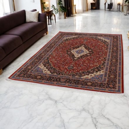 Dywan jedwabny Sialk ceglasty 180x270 irański dywan z jedwabiu wiskozowego