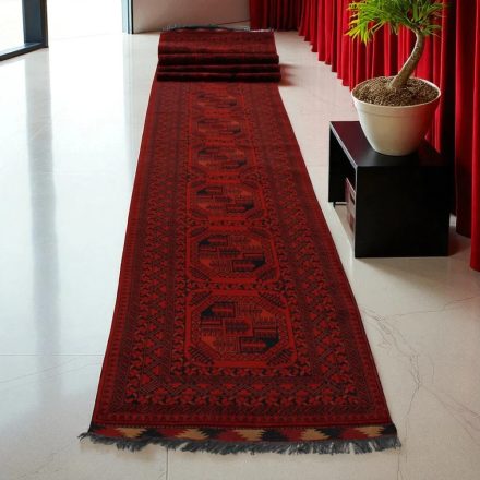 Chodnik dywanowy afgan 90x779 Orientalny dywan do przedpokoju