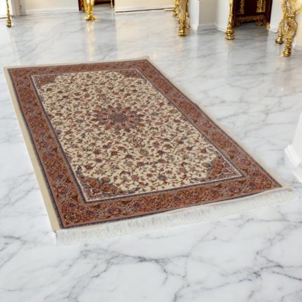 Dywan jedwabny Reihan cream 120x180 irański dywan z jedwabiu wiskozowego