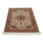 Dywan jedwabny Reihan cream 90x150 wysokiej jakości dywan z jedwabiu wiskozowego z Iranu
