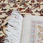 Dywan jedwabny Reihan cream 90x150 wysokiej jakości dywan z jedwabiu wiskozowego z Iranu