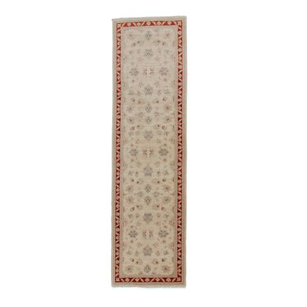 Ziegler dywan wełniany beżowy-bordowy 80x289 ręcznie wiązany klasyczny dywan