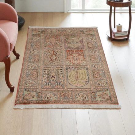Dywan jedwabny Kashmiri 158x95 oryginalny jedwabny dywan