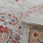 Ziegler dywan wełniany beżowy-czerwony 124x192 ręcznie wiązany klasyczny dywan