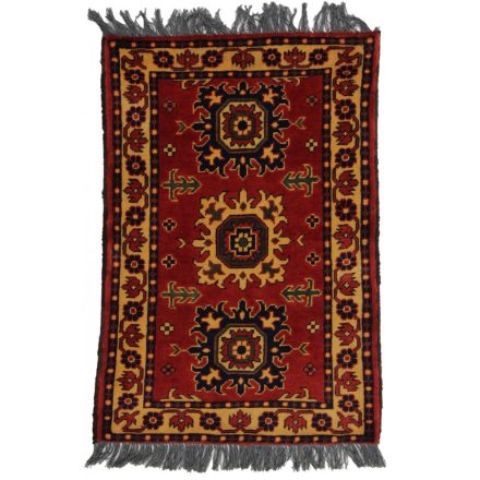 Dywan Afgan wełniany Kargai 61x96 ręcznie wiązany dywan orientalny