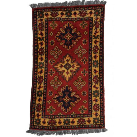Dywan Afgan wełniany Kargai 55x98 ręcznie wiązany dywan tradycyjny