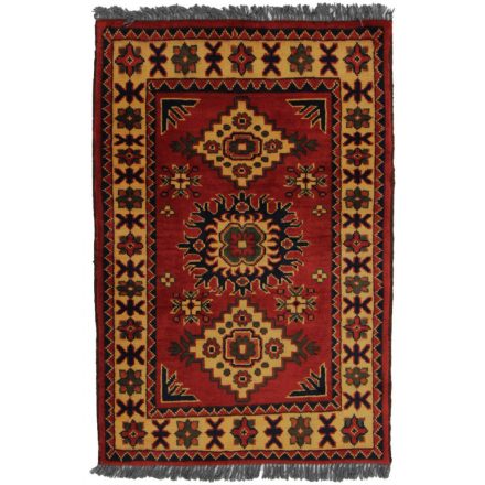 Dywan Afgan wełniany Caucasian Kargai 61x90 ręcznie wiązany dywan orientalny