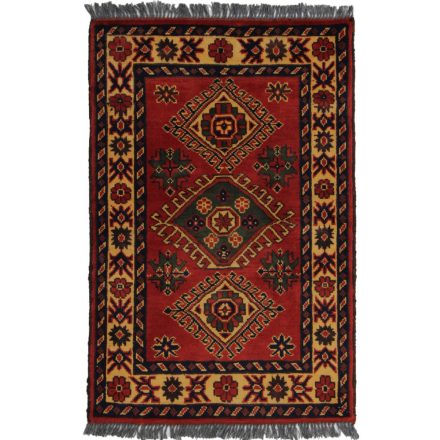 Dywan Afgan wełniany Kargai 62x94 ręcznie wiązany dywan orientalny