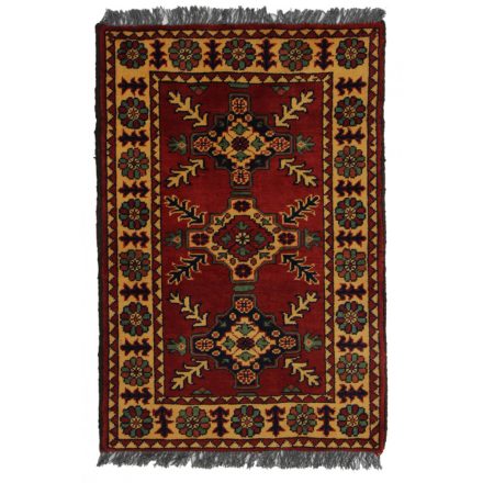 Dywan Afgan wełniany Kargai 63x97 ręcznie wiązany dywan orientalny