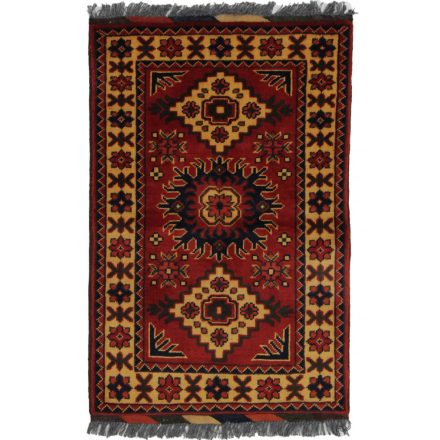 Dywan Afgan wełniany Caucasian Kargai 59x91 ręcznie wiązany dywan orientalny