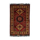 Dywan Afgan wełniany Caucasian Kargai 59x91 ręcznie wiązany dywan orientalny