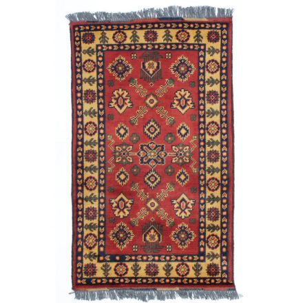 Dywan Afgan wełniany Caucasian 59x99 ręcznie wiązany dywan orientalny