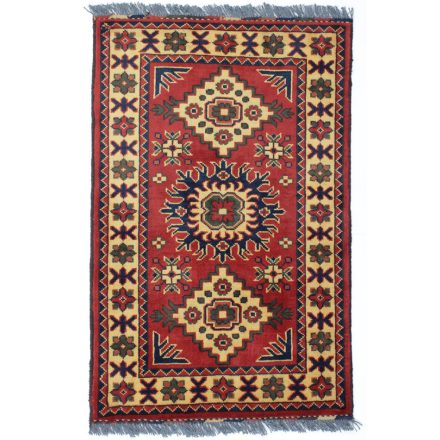 Dywan Afgan wełniany Caucasian 61x96 ręcznie wiązany dywan orientalny