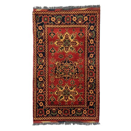 Dywan Afgan wełniany Kargai 76x127 ręcznie wiązany dywan orientalny