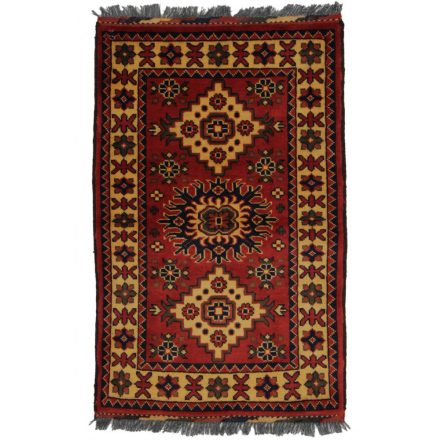 Dywan Afgan wełniany Caucasian Kargai 61x96 ręcznie wiązany dywan orientalny