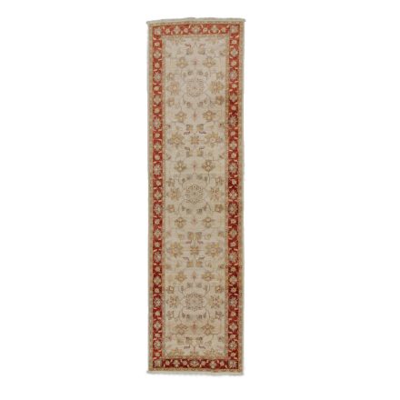 Ziegler dywan wełniany beżowy-czerwony 80x293 ręcznie wiązany klasyczny dywan