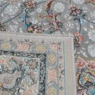 Dywan perski Tabriz szary 150x225 dywan luksusowy z akrylu