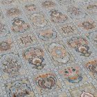 Dywan perski Bakhtiari szary 200x300 wysokiej jakości Dywan do salonu z akrylu