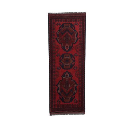 Dywan Afgan wełniany Caucasian 55x149 ręcznie wiązany dywan orientalny