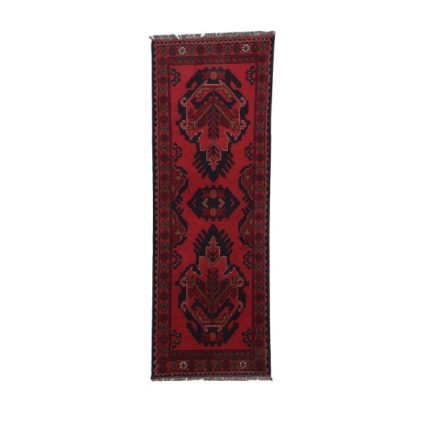 Dywan Afgan wełniany Caucasian 50x147 ręcznie wiązany dywan orientalny