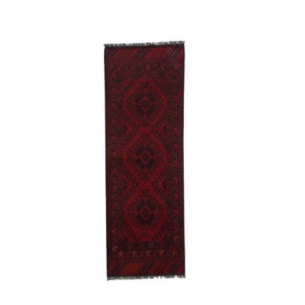 Dywan Afgan wełniany Caucasian 49x143 ręcznie wiązany dywan orientalny