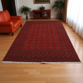 Dywan wełniany Aqcha mauri 198x282 ręcznie wiązany orientalny dywan do salonu