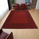 Dywan wełniany Aqcha mauri 197x284 ręcznie wiązany orientalny dywan do salonu