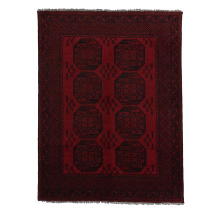 Dywan afgański z wełny Aqchai 149x192 ręcznie wiązany orientalny dywan do salonu