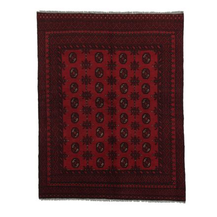 Dywan afgański z wełny Aqchai 141x183 ręcznie wiązany orientalny dywan do salonu