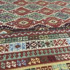 Extra duży dywan kilim 404x814 ręcznie tkany wełniany kilim afgański